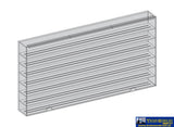 AUS-AMA54 AuscisionHO Scale Wall Hung Display Case - Clear/Mirror L93cm x D6cm x H54cm - Part