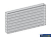 AUS-AMA54 AuscisionHO Scale Wall Hung Display Case - Clear/Mirror L93cm x D6cm x H54cm - Part
