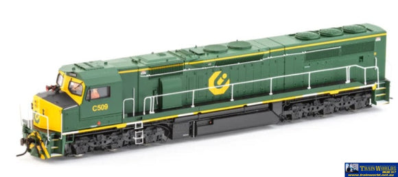 Aus-C18 Auscision C509 Cootes Industrial - Green & Yellow Ho Scale Dcc-Ready Locomotive