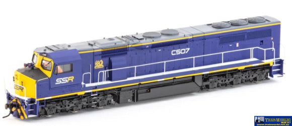 Aus-C21 Auscision C507 Ssr - Blue & Yellow Ho Scale Dcc-Ready Locomotive