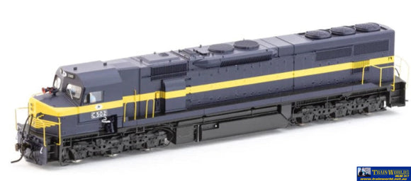 Aus-C7 Auscision C502 Vr - Blue & Gold With Radio Equipped Stickers Ho Scale Dcc-Ready Locomotive