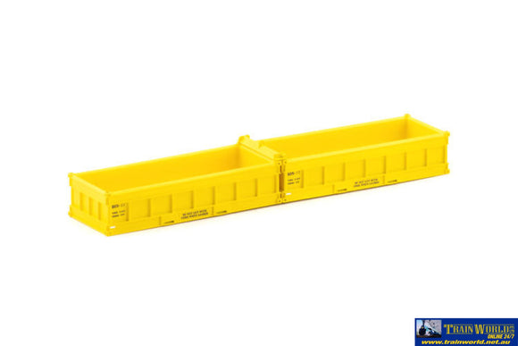 Aus-Con167 Auscision 20 Spoil Bin Yellow - Twin Pack Ho Scale Containerandload