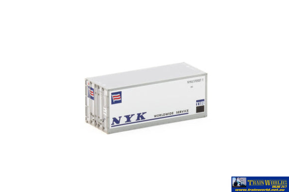 Aus-Con177 Auscision 20’ Smooth Side Container ’Nyk’ #Nyku 1709371 & 1724870 (Twin-Pack) Ho