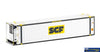 Aus-Con91 Auscision 466 Reefer- Container -Scf Version 3 - White & Grey With Large Yellow Black Logo