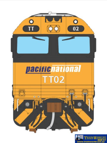 Aus - La20 Auscision 3D Wooden Loco Wall Art (1:8 Scale) Gt46C - Ace Tt102 ’Pacific National’