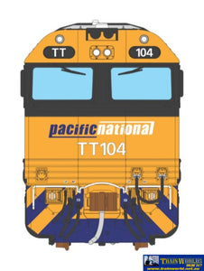 Aus - La21 Auscision 3D Wooden Loco Wall Art *1:8 Scale* Gt46C - Ace Tt104 ’Pacific National’