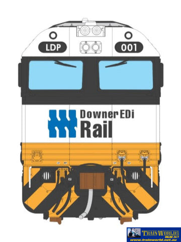 Aus - La22 Auscision 3D Wooden Loco Wall Art (1:8 Scale) Gt46C - Ace Ldp001 ’Downer Edi Rail’