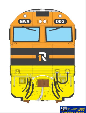 Aus - La29 Auscision 3D Wooden Loco Wall Art (1:8 Scale) Gt46C - Ace Gwa003 ’One Rail’ Souvenir