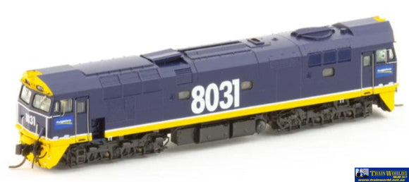 Aus-N8011 Auscision 80-Class #8031 Freightcorp ’Blue/Yellow With Fc-Logos’ N-Scale