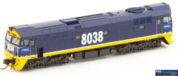 Aus-N8012 Auscision 80-Class #8038 Freightcorp ’Blue/Yellow With Fc-Logos’ N-Scale