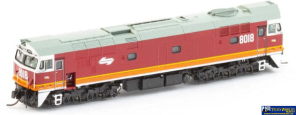 Aus-N808 Auscision 80-Class #8018 Sra ’Candy With White-L7 & Fr-Logos’ N-Scale