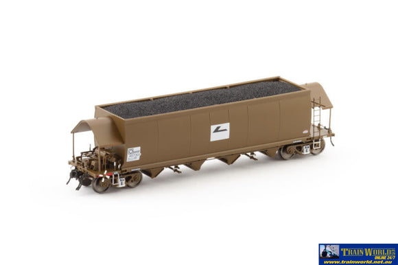 Aus-Nch102 Auscision Nhhf Coal Hopper Freight Rail Wagon Grime With Faded L7 - 4 Car Pack Ho Scale