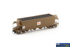 Aus-Nch104 Auscision Nhhf Coal Hopper Freight Rail Wagon Grime With Candy L7 - 4 Car Pack Ho Scale