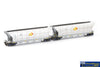 AUS-NCH122 Auscision QHCH Coal Hopper - Aurizon Silver/Grey - 4 Wagon Pack HO Scale - Rolling Stock
