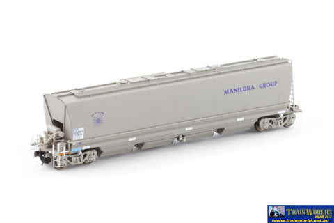 AUS-NFH07 Auscision MGFH Flour-Hopper (4-Pack) ’Manildra Group’ *Wagon Grime* #MGFH-1701-D; 1703-V; 1732-N & 1755-K