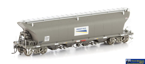 Aus-Ngh09 Auscision Ngkf Grain Hopper Freight Rail Wagon Grime With Fr Logos And Ground Operated
