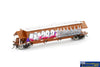 AUS-NGH103 Auscision Faded SRA Red with SSR Logos Grain Lid XCS Bogies & Graffiti - Single Wagon HO-Scale Rolling Stock