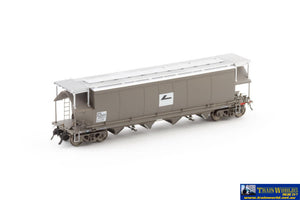 Aus-Ngh50 Auscision Nghf Grain Hopper With Roof Walks Freight Rail Wagon Grime Faded L7 - 4 Car