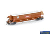 AUS-NGH65 Auscision BGKF Grain Hopper Faded SRA Red with SSR Logos Grain Lids & DCA Bogies - 4 Wagon Pack HO-Scale