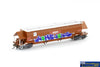 AUS-NGH73 Auscision BGKF Grain Hopper Faded SRA Red with SSR Logos Grain Lid DCA Bogies & Graffiti - Single Wagon