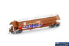 AUS-NGH78 Auscision BGKF Grain Hopper Faded SRA Red with SSR Logos Grain Lid DCA Bogies & Graffiti - Single Wagon