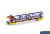 AUS-NGH81 Auscision BGKF Grain Hopper Black/Faded SRA Red with SSR Logos Grain Lid XCS Bogies & Graffiti - Single Wagon