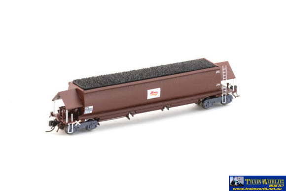 Aus-Nnch17 N Scale - Nhkf Coal Hopper Sra Red With Candy L7 Single Car Rolling Stock