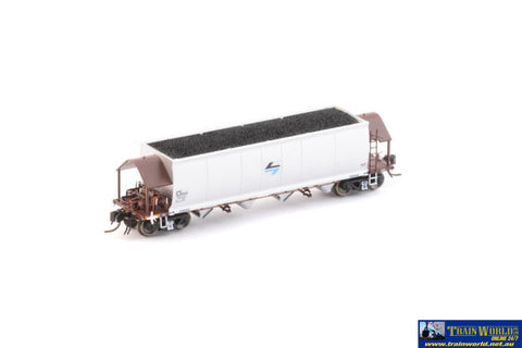 AUS-NNCH46 N Scale - NHHF Coal Hopper - PTC Red/Silver with Blue L7 - Single Wagon - Rolling Stock