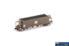 AUS-NNCH50 N Scale - NHHF Coal Hopper - Freight Rail Wagon Grime with Candy L7 - Single Wagon - Rolling Stock