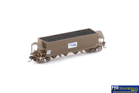 AUS-NNCH52 N Scale - NHHF Coal Hopper - Freight Rail Wagon Grime with White FR Logo - Single Wagon - Rolling Stock