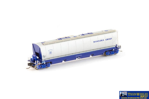 AUS-NNFH02 - N Scale - MGFH Flour Hopper - Manildra Group Blue/Silver - Single Wagon Rolling Stock