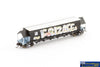 AUS-NNGH13 BGVF-Type Grain Hopper N Scale - BGVF Grain Hopper - SSR Black with SSR Logo & Graffiti - Single Wagon