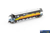 AUS-NNGH19 BGVF-Type Grain Hopper N Scale - BGVF Grain Hopper - SSR Black with SSR Logo & Graffiti - Single Wagon
