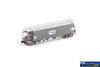 AUS-NNGH30 N Scale - NGHF Grain Hopper - Freight Rail Wagon Grime with White FR Logo - Single Wagon - Rolling Stock
