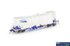 AUS-NNPH1 N Scale - NPHH Cement Hopper - Freight Rail White/Blue with FR Logo - Single Wagon - Rolling Stock