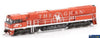 Aus-Nnr12 Auscision Nr-Class Nr109 The Ghan Mk.1 Red/Silver N-Scale Dcc-Ready Locomotive