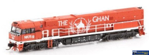 Aus-Nnr13 Auscision Nr-Class Nr75 The Ghan Mk.2 Red/Silver N-Scale Dcc-Ready Locomotive