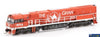 Aus-Nnr13 Auscision Nr-Class Nr75 The Ghan Mk.2 Red/Silver N-Scale Dcc-Ready Locomotive