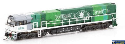 Aus-Nnr20 Auscision Nr-Class Nr84 Southern Spirit Green/White N-Scale Dcc-Ready Locomotive