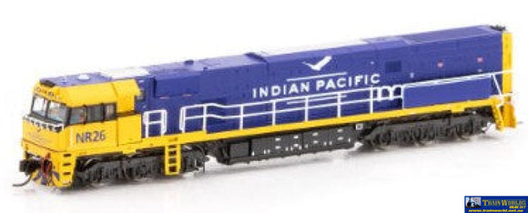 Aus-Nnr26 Auscision Nr-Class Nr26 Indian Pacific Mk.4 Blue/Yellow N-Scale Dcc-Ready Locomotive