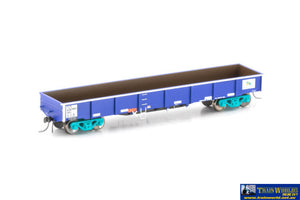 Aus-Now23 Auscision Ndmx Spoil Wagon Rsa Blue/white - 4 Car Pack Ho Scale Rolling Stock