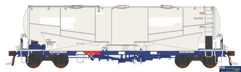 AUS-NPH05 Auscision NPHH Cement-Hopper (4-Pack) ’Pacific National Wagon Grime/Blue with Patch Job & Ground Operated