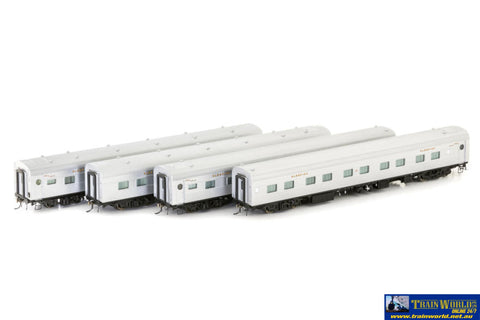 Aus-Nps17 Auscision Southern Aurora *1962-1986 Era* (4-Car Add-On Set) Ho Scale Rolling Stock