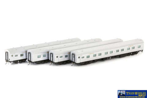 Aus-Nps18 Auscision Brisbane Limited *1961-1990 Era* (4-Car Add-On Set) Ho Scale Rolling Stock