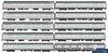 Aus-Nps62 Auscision Melbourne/Sydney Express With Smx-Stickers *1990-1993 Era* (10-Car Set) Ho Scale