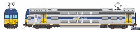 AUS-NPS67 Auscision V Set CityRail Intercity Blue/Yellow Nose with Blue Side Stripe & Yellow Doors - 4 Car Set - HO
