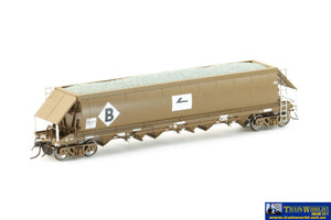 Aus-Nqh02 Auscision Npzh Gravel Hopper Freightcorp Wagon Grime With Faded L7 & Large ’B’ - 4