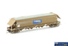 Aus-Nqh03 Auscision Npzh Gravel Hopper Freightcorp Wagon Grime With Logos - 4 Car Pack Ho-Scale