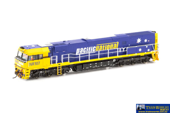 Aus-Nr42 Auscision Nr Class #Nr107 Pacific National (5 Stars) - Blue/Yellow Dcc Ready Locomotive