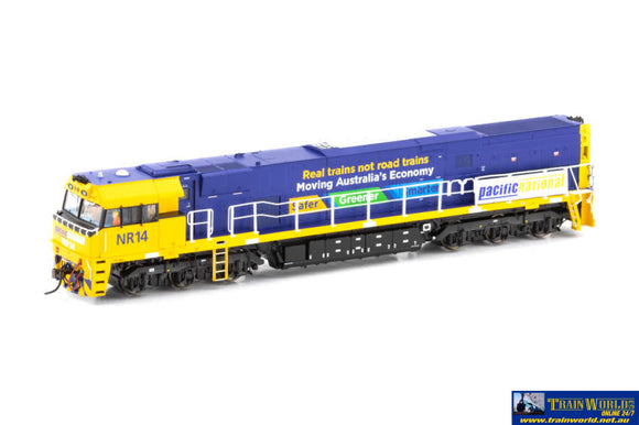 Aus-Nr45 Auscision Nr Class #Nr14 Pacific National (Real Trains) - Blue/Yellow Dcc Ready Locomotive